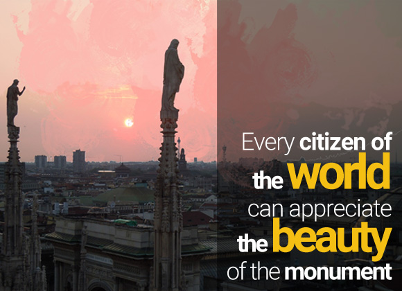 the Duomo and its spires