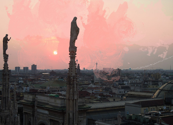 Duomo di Milano, its spires and the sky...